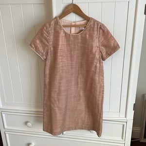 Chloe Girls Rose Gold Shift Dress